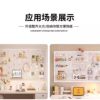 Hole board gaming wall partition bedroom storage rack study desktop home decoration desk storage rack display rack