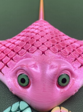 3D打印魔鬼鱼模型仿真摆件