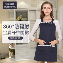 Pregnant womans radiation protection pregnant woman with loose pregnant womans radiation-resistant clothes outside wearing a belly apron can be exportable