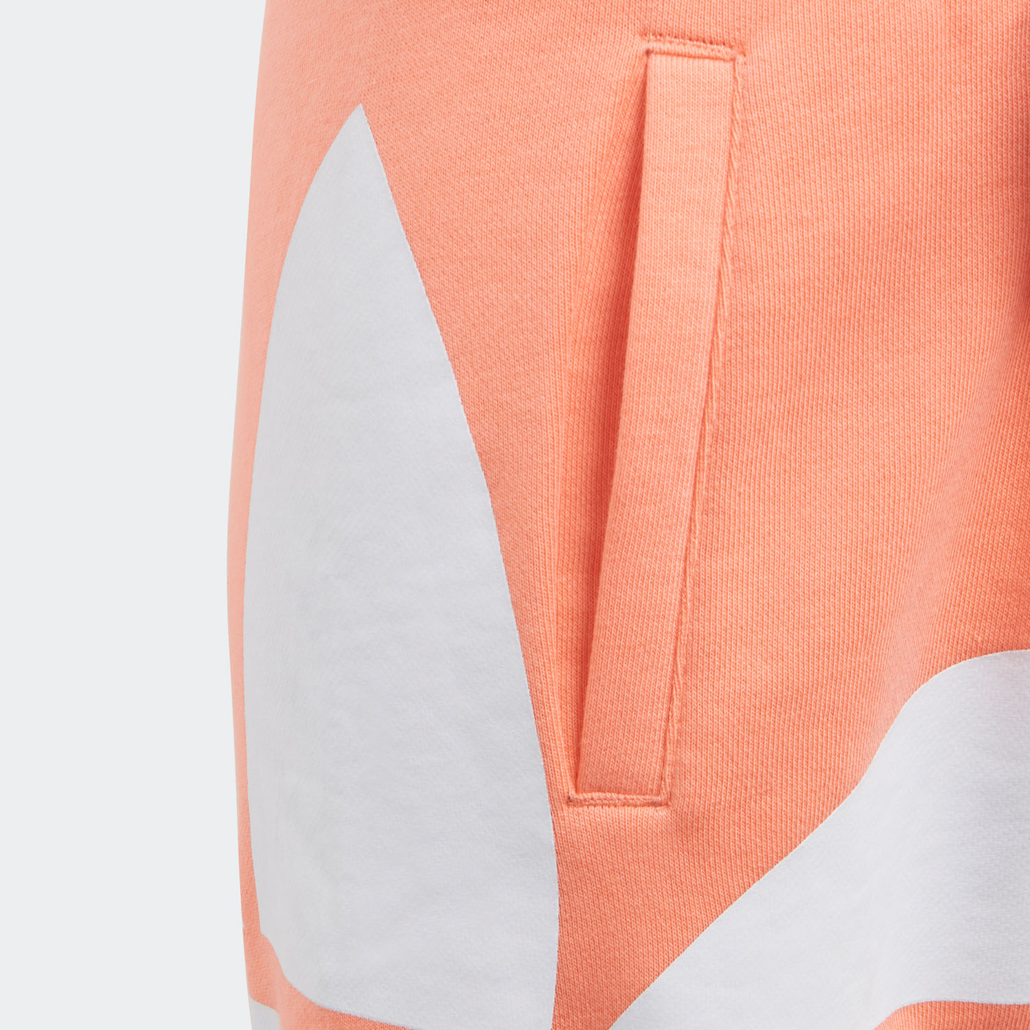 Adidas/阿迪达斯正品潮流夏季新款三叶草大童休闲运动短裤FM5664 - 图2