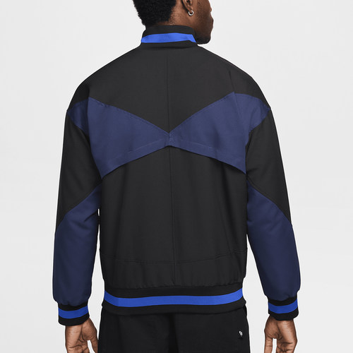Nike/耐克正品男士复古运动立领宽松吸汗夹克外套FN9797-410 - 图0