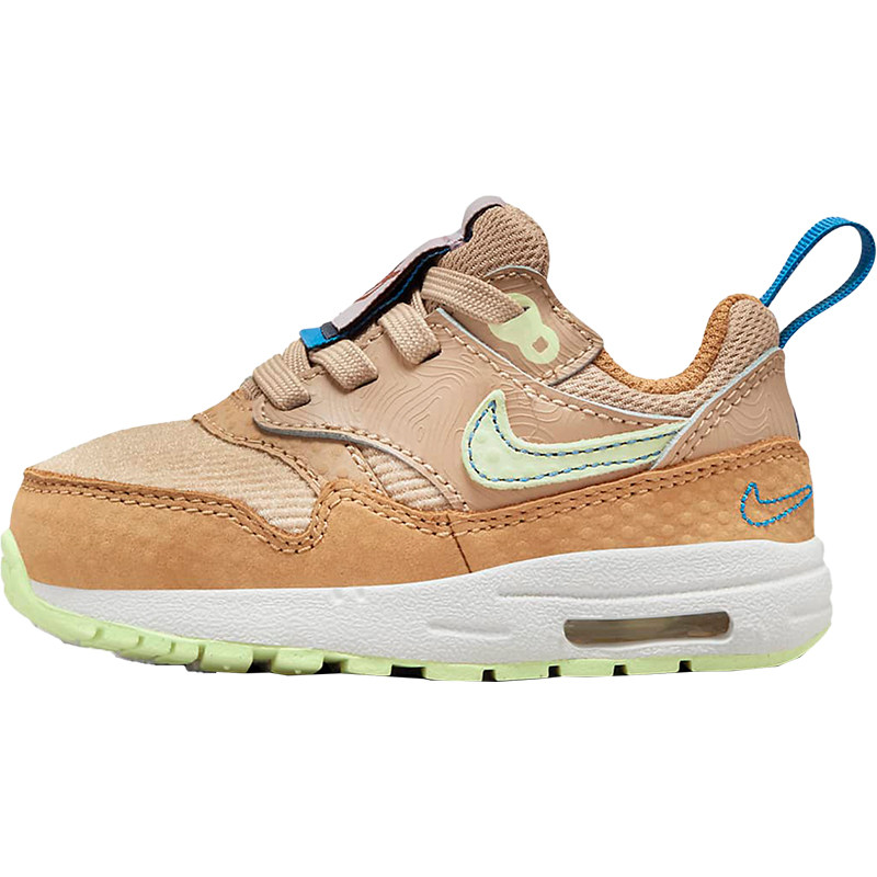 Nike/耐克正品Air Max 1婴童舒适透气运动休闲鞋FJ3287-200,淘宝优惠券,粉丝福利购,淘宝优惠卷