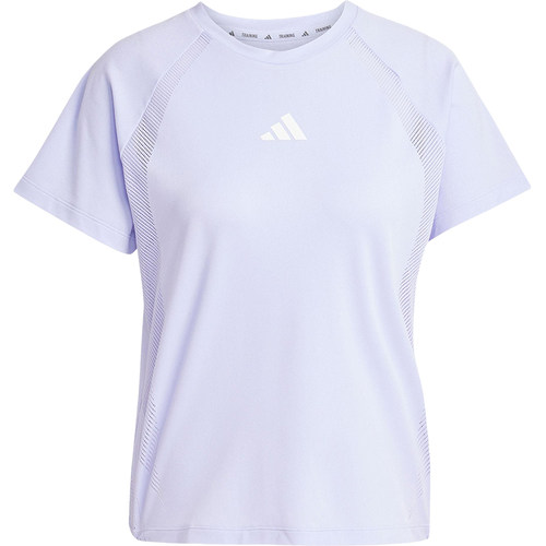 Adidas/阿迪达斯正品2025夏季女士经典跑步训练透气短袖JE6201 - 图3