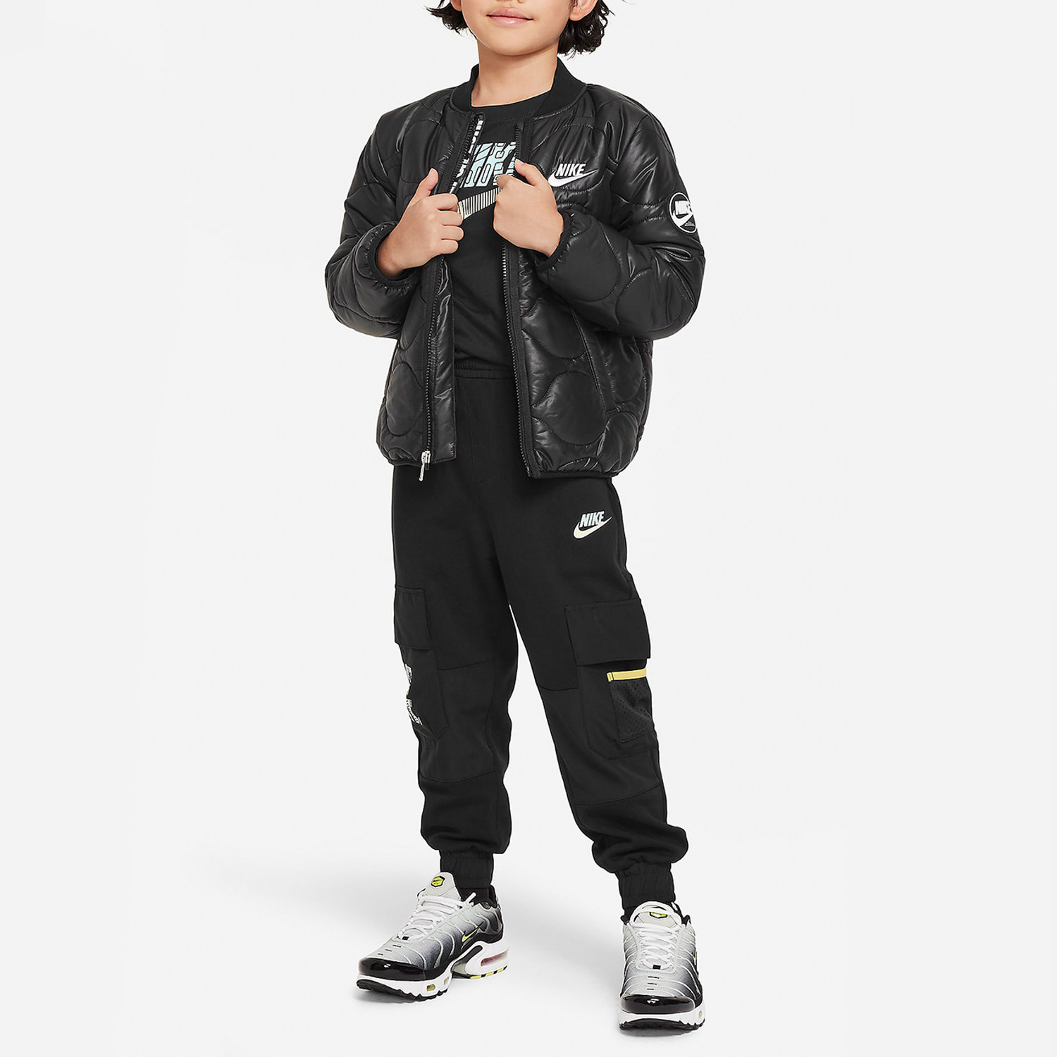 Nike/耐克正品新款小童时尚轻便束脚工装运动长裤FV2797,淘宝优惠券,粉丝福利购,淘宝优惠卷