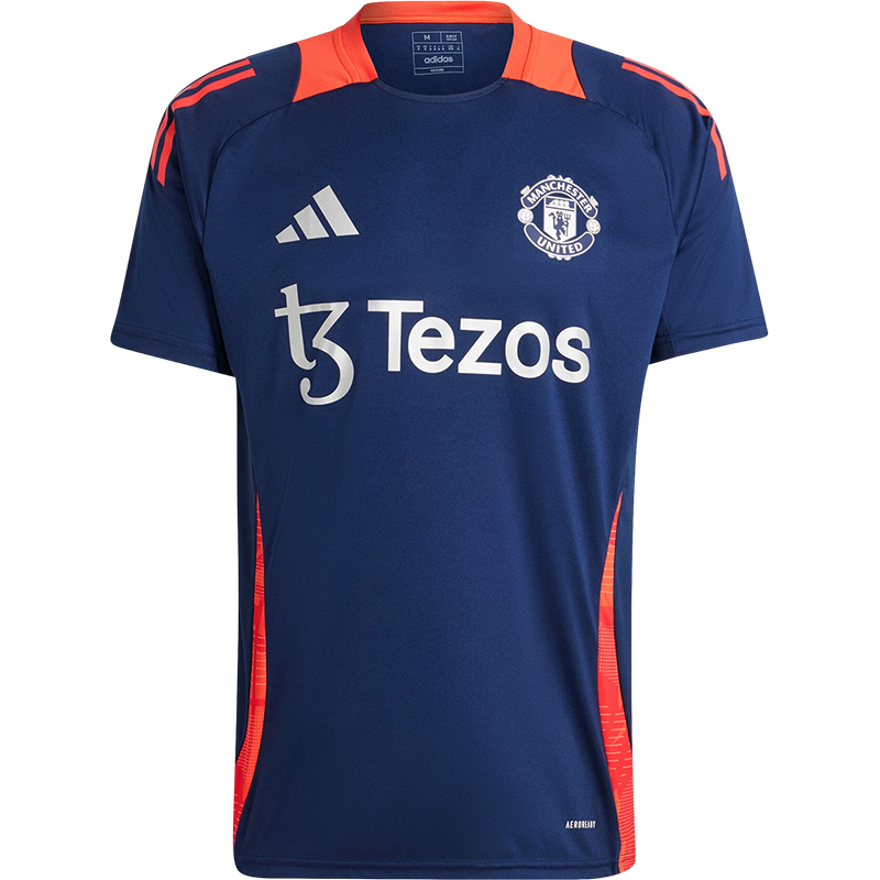 Adidas/阿迪达斯正品曼联男士足球比赛训练运动短袖IT2010 - 图3