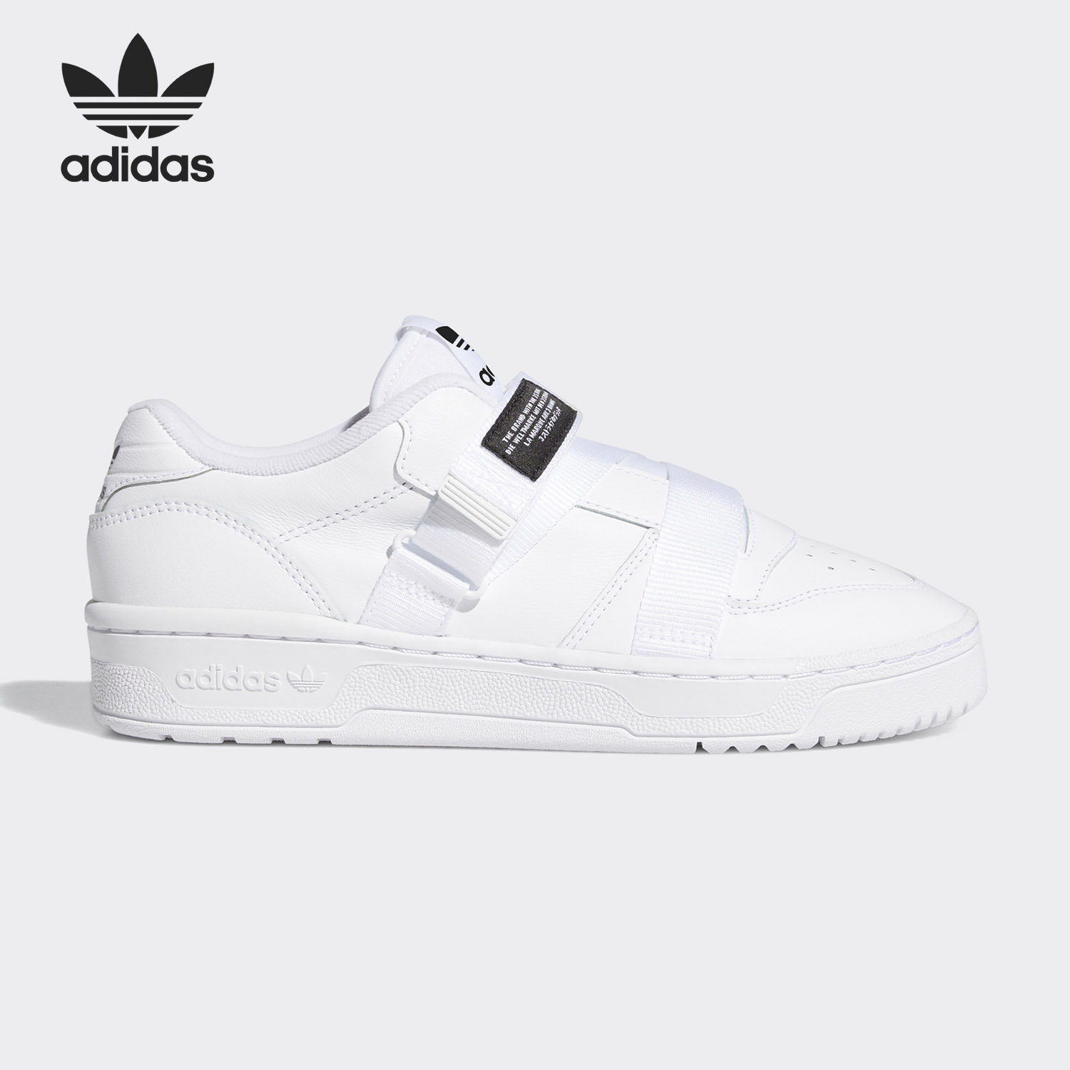 Adidas/阿迪达斯正品三叶草新款男女魔术贴复古经典运动鞋EF6428 - 图0
