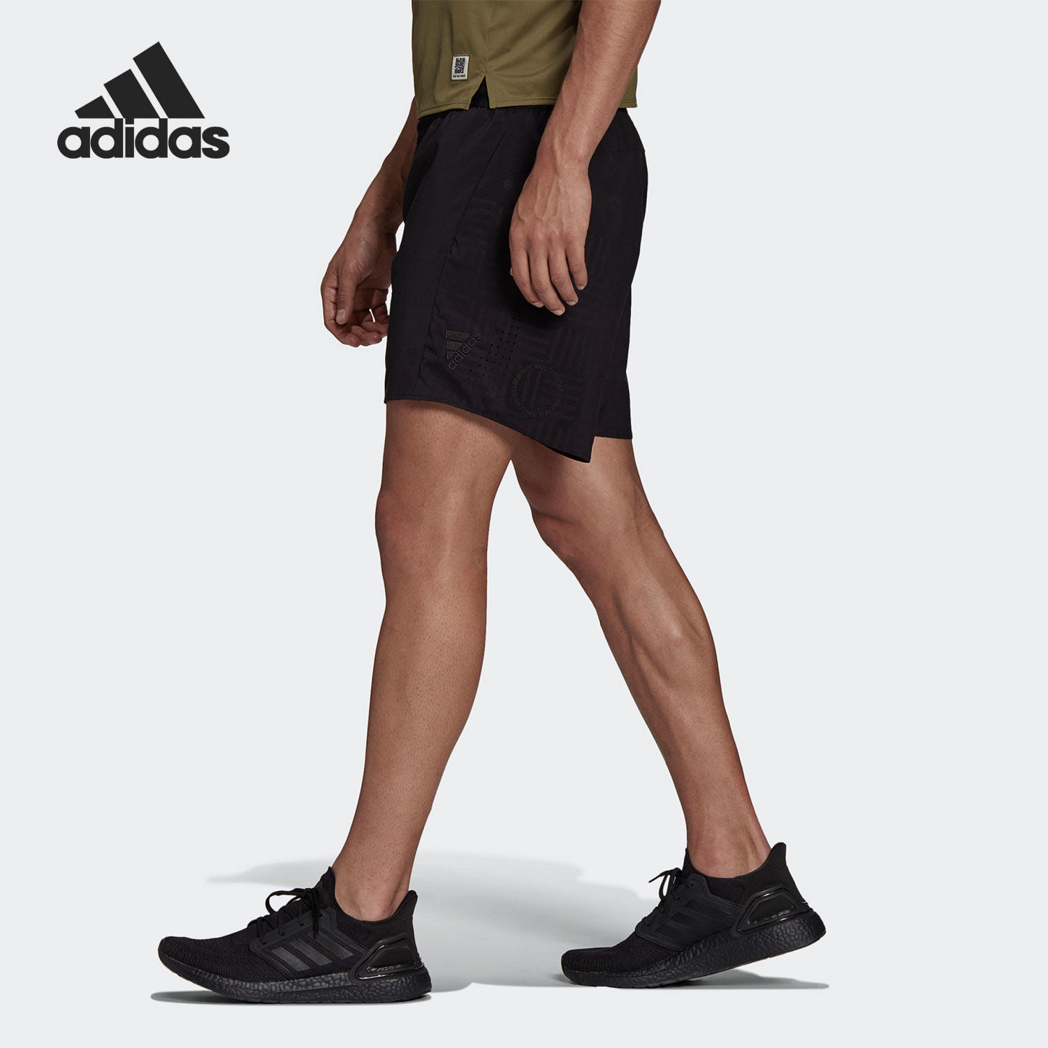 Adidas/阿迪达斯正品2021年夏季新款男子透气休闲运动短裤 H34758,淘宝优惠券,粉丝福利购,淘宝优惠卷