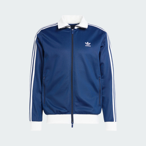 Adidas/阿迪达斯正品三叶草男士复古立领运动修身外套IP0418 - 图1