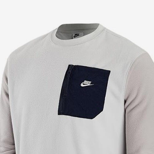 Nike/耐克正品新款休闲口袋圆领套头男子运动卫衣FD2376-025 - 图2