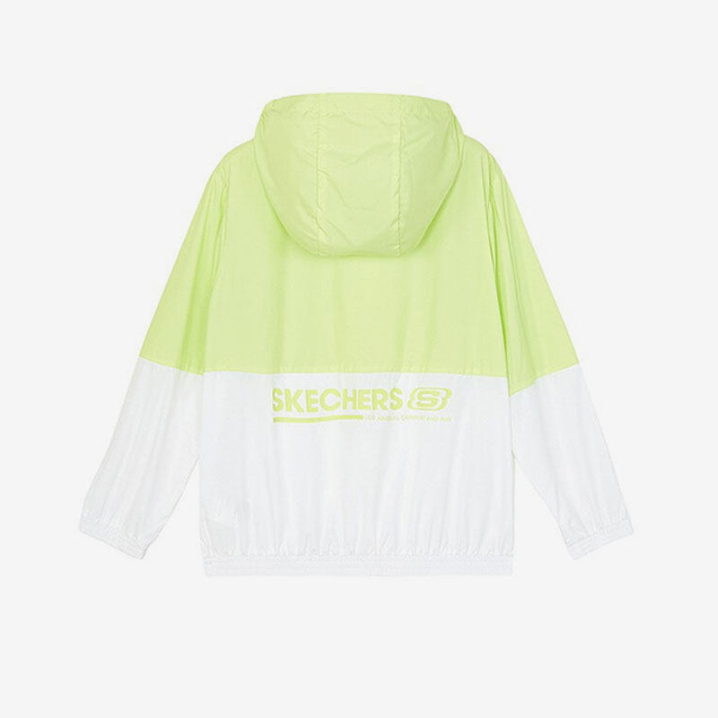 Skechers/斯凯奇正品夏季新款梭织连帽大童运动训练夹克外套,淘宝优惠券,粉丝福利购,淘宝优惠卷