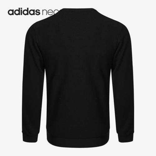 Adidas/阿迪达斯正品NEO男子简约百搭休闲针织圆领卫衣CD1641 - 图1
