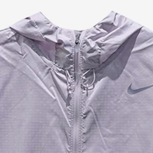 Nike/耐克正品夏季女士拉链跑步运动梭织连帽防晒外套CU3218-511 - 图0