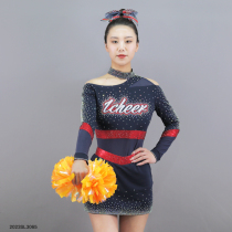 Customize the new flower ball cheerleading clothes When the middle and middle school students men and women sports suit football cheerleaders