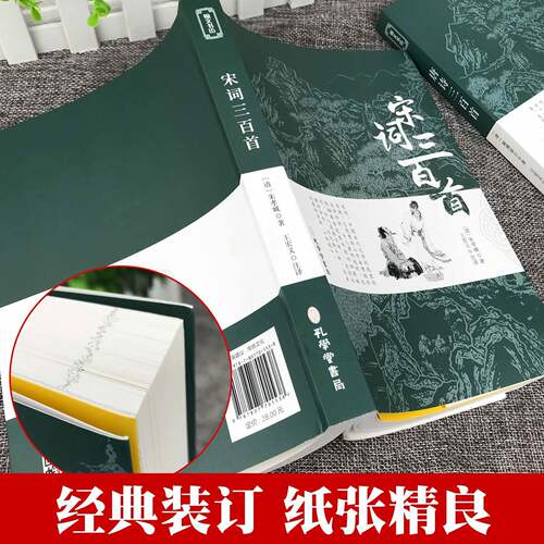 唐诗宋词三百首正版全集完整版带注解译文古诗词诗歌鉴赏赏析阅读 - 图1