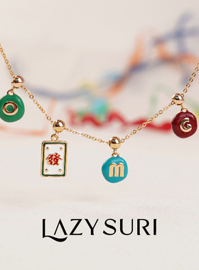 DIY搭配.「发」财珐琅项链送朋友