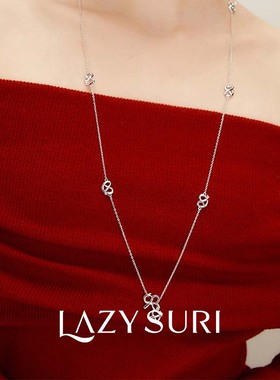 张天爱同款.惬意蛇珐琅项链饰品