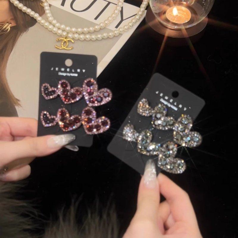 气质小巧精致钻韩系蝴蝶结时尚百搭侧边碎发网红发夹法式水钻新年,淘宝优惠券,粉丝福利购,淘宝优惠卷