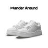 Wander Around thick-soled height-increasing sneakers, casual white shoes, same style for men and women