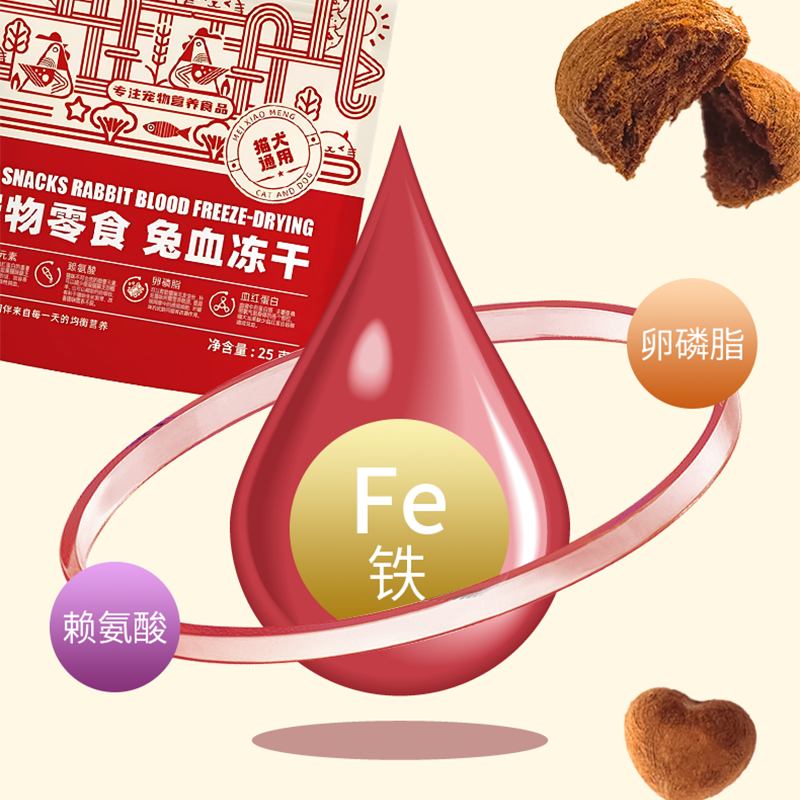莓小萌兔血猫冻干零食成幼猫补充营养红血蛋白猫咪狗狗增肥发腮,淘宝优惠券,粉丝福利购,淘宝优惠卷