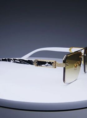 Fashion Rimless Sunglasses Men Women Populare Frameless Sun