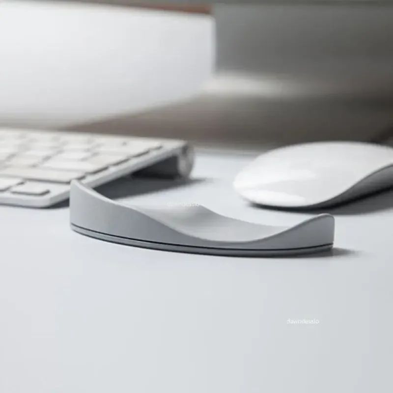 Ergonomic Mouse Pad Wrist Pad Silicon Gel Non-slip Streamlin - 图2