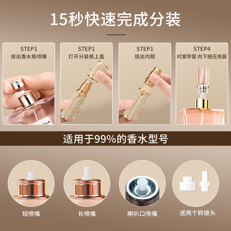 高端香水分装瓶便携式高级香水瓶旅行小样空瓶喷雾瓶适用迪奥香水,淘宝优惠券,粉丝福利购,淘宝优惠卷