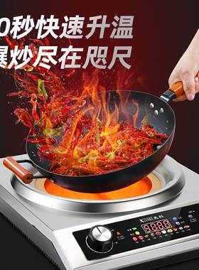 进口钛晶电陶炉5000W家用防水灶