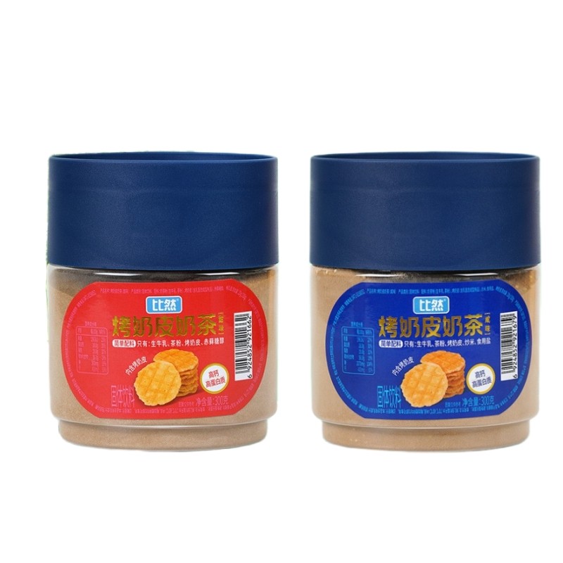 烤奶皮奶茶粉内蒙古比然炒米奶茶冬天热饮冲泡奶茶粉罐装简单配料,淘宝优惠券,粉丝福利购,淘宝优惠卷