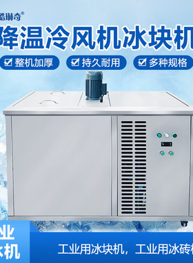 0.3吨小型工业冰砖机 小产量工地工厂隧道猪场降温冰块冰条成型机