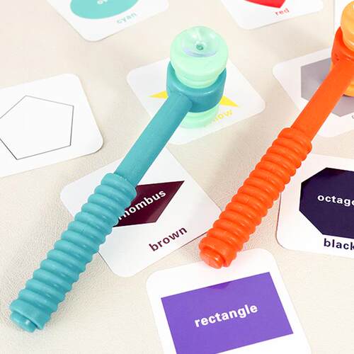 吸盘锤双面打地鼠儿童玩具识字小游戏英语课堂互动教学教具幼儿园 - 图2