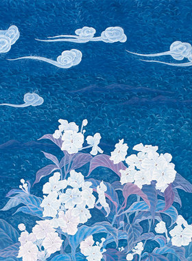 【底价捡漏】清华美院 姜沛【茉莉暗香】限量数码版画客厅玄关