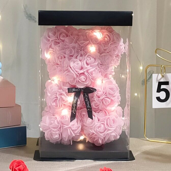 520礼物生日礼物送女生闺蜜女友毕业送同学老师走心永生花玫瑰熊