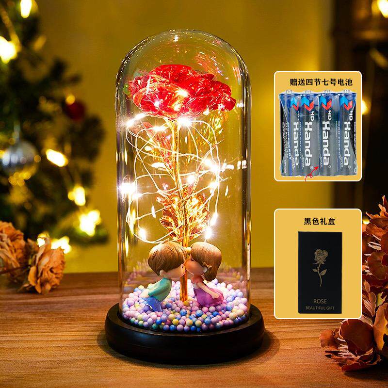 情人节礼物生日礼物送女生男生永生花玫瑰迷你花束七夕表白女孩