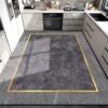 Kitchen floor mat anti-slip, oil-proof, wipeable and washable pvc