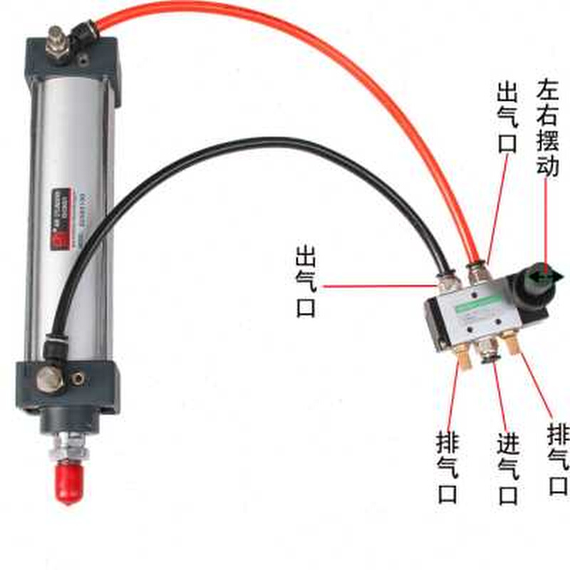 气动开关手动阀4H210-08 4H310-10气缸手动换向机械阀手动控制阀 - 图1