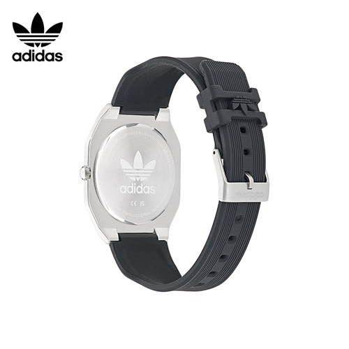 adidas Originals阿迪达斯三叶草官方不锈钢表壳石英男款学生手表 - 图3