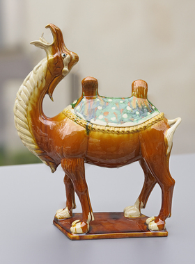 大号对马骆摆件乔迁新房摆设