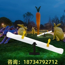 Liaoning Stilts Board Square Park Event Props Parent-child Interactive Fun Double Children Outdoor Online Red Stilts Stilts