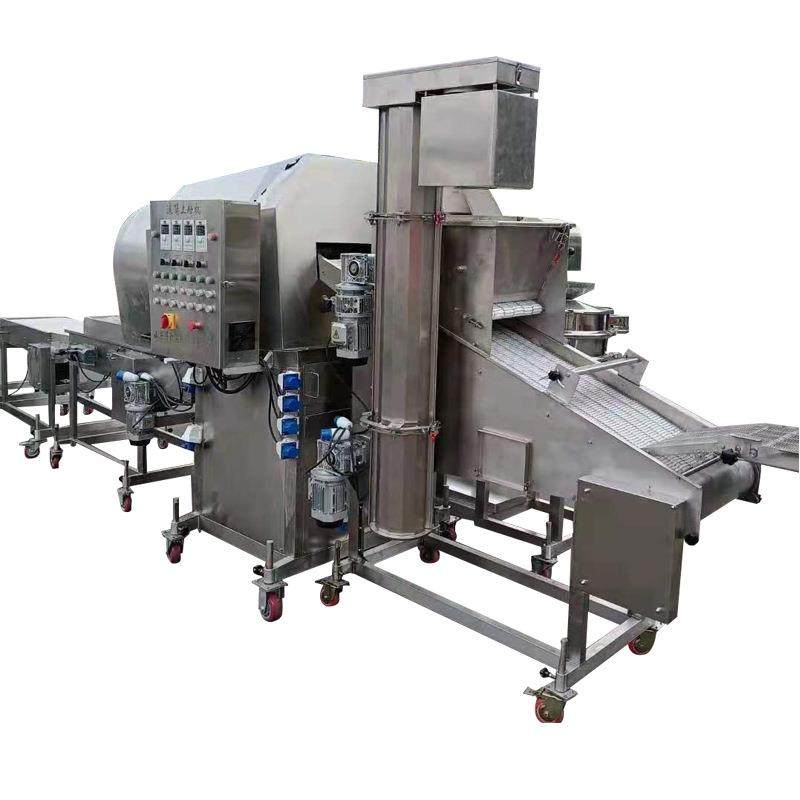 自动上料锅包肉滚筒式上粉机鱼排大虾成套自动裹粉设备,淘宝优惠券,粉丝福利购,淘宝优惠卷