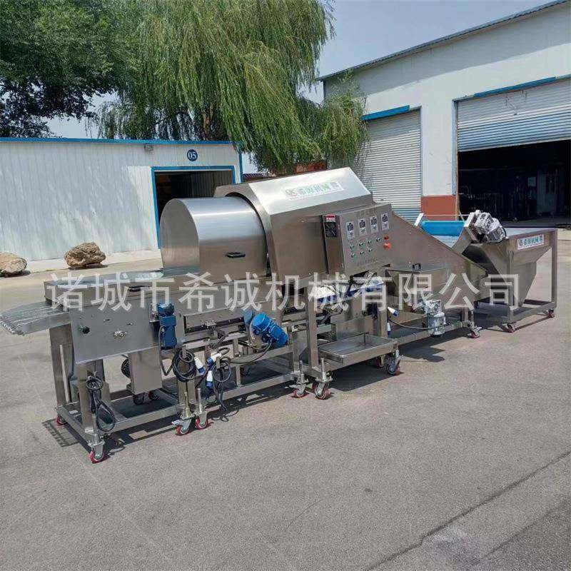 自动上料锅包肉滚筒式上粉机鱼排大虾成套自动裹粉设备,淘宝优惠券,粉丝福利购,淘宝优惠卷