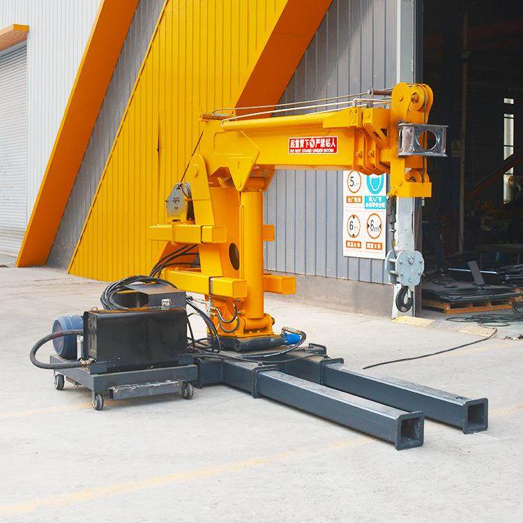 吨伸缩式起重机车载楼顶吊货车安装吊臂多规格固定式楼顶小吊机,淘宝优惠券,粉丝福利购,淘宝优惠卷