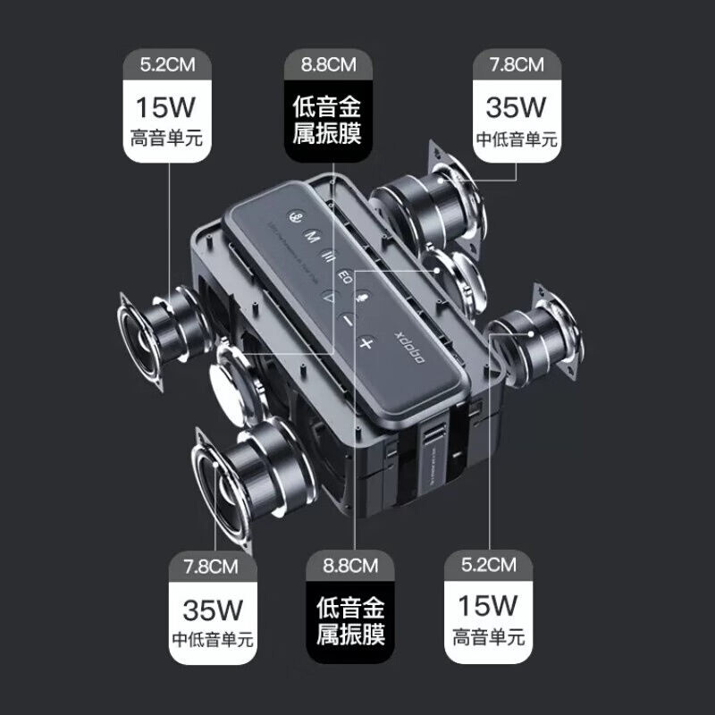 other A10喜多宝（xdobo）X8MAX无线蓝牙音响户外广场舞小型oothe - 图2