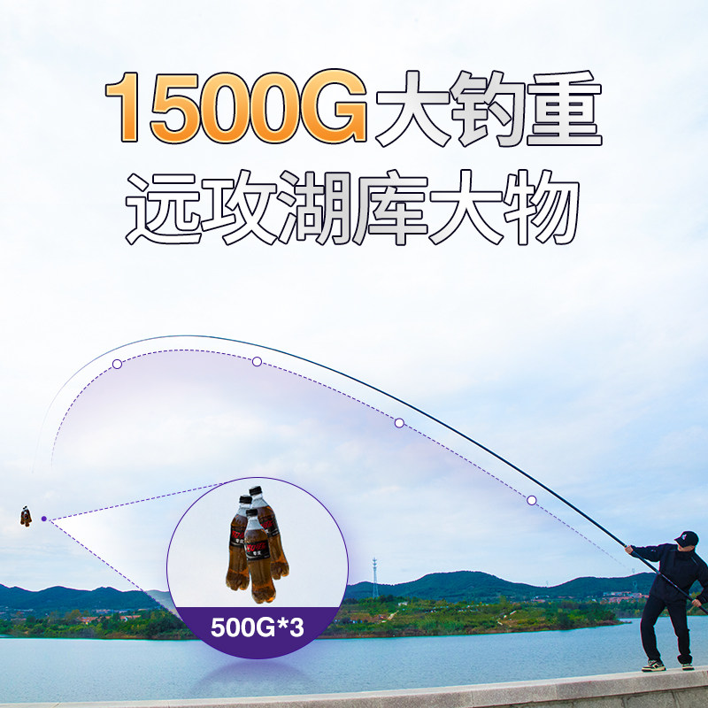 宫川日本碳素钓鱼竿长节强力手竿超轻硬19调炮竿14米打窝竿,淘宝优惠券,粉丝福利购,淘宝优惠卷