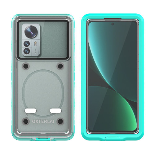 下雨天送外卖手机袋套外卖骑手专用防水手机壳袋6.9英寸以下手机通用可充电触屏语音通话可夹支架防雨防尘 - 图3