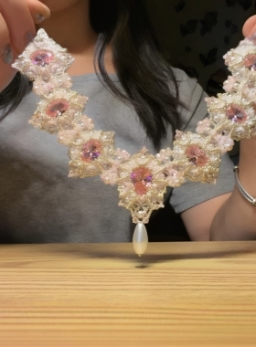 卢浮宫项链DIY材料包送闺蜜