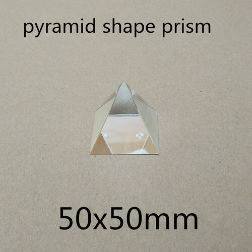 50x50bmm 50*50mm K9 pyramid Prism Lens For Physical Experime - 图0