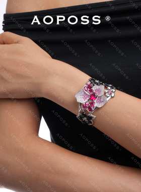 关山月手镯女款原创设计轻奢