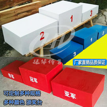 Woody steel race with podium award desk Award Desk Track and field equipment Special size customizable direct sales