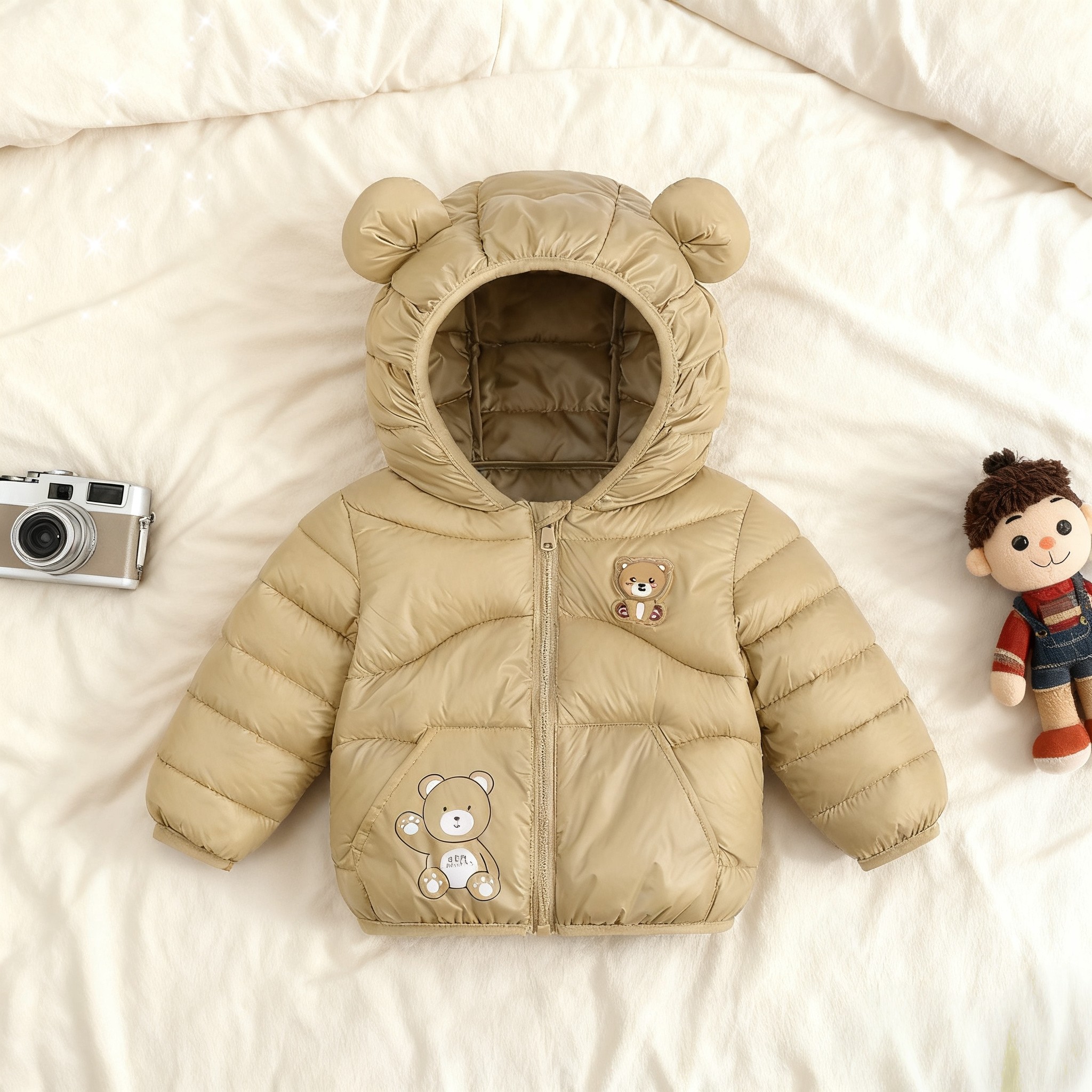 宝宝女童新款冬季夹棉外套婴儿冬发光棉衣保暖加厚棉袄男童中小童,淘宝优惠券,粉丝福利购,淘宝优惠卷