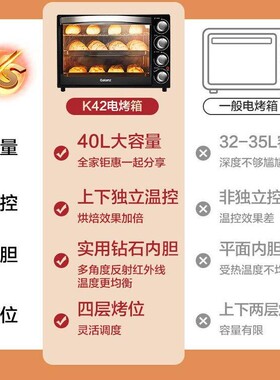 格兰仕电烤箱家用烘焙小型迷你全自动多功能40L升大容量2026新款